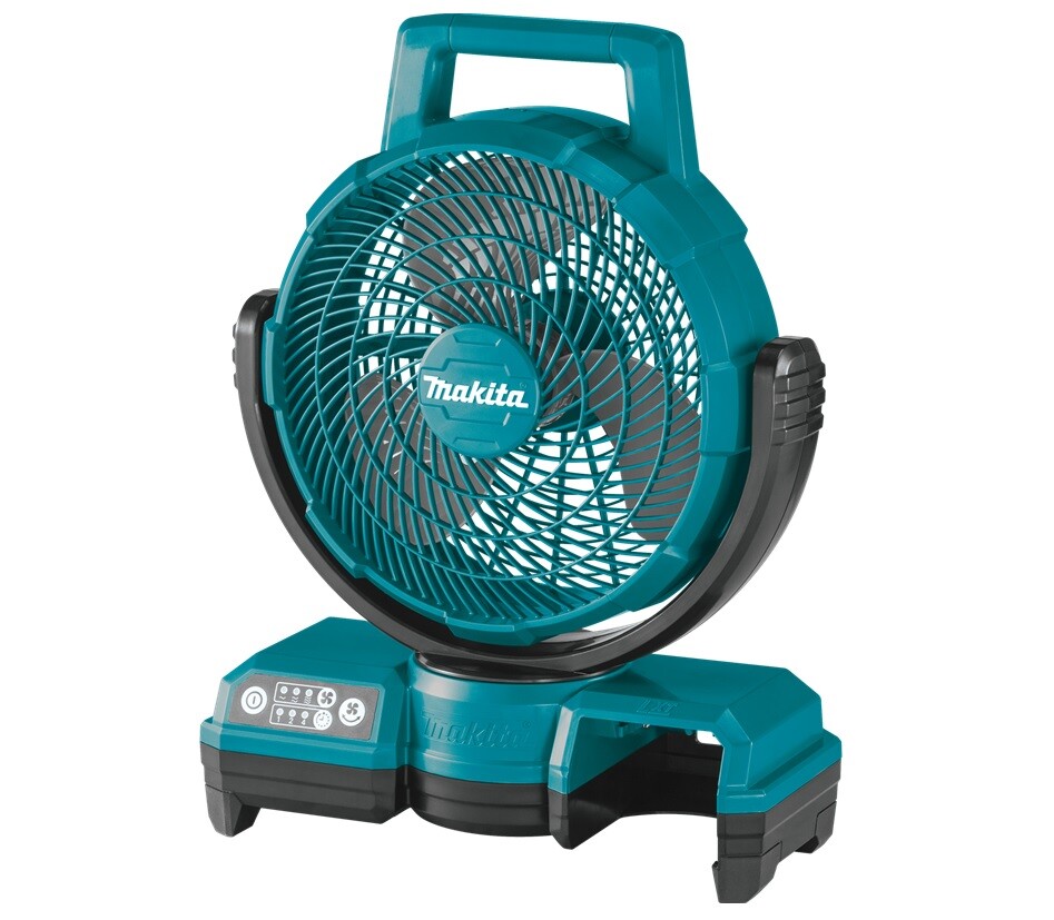 Makita DCF203Z 14.4 / 18v Cordless Fan 3 Speed & Oscillating - Blue - Body Only