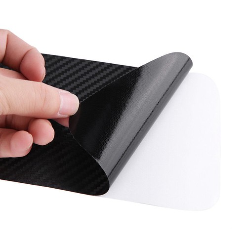 Carbon Fiber Car Rear Bumper Trunk Corner Trim Protector Sticker Car Accessories - Foto 9 di 12