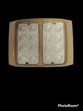 Tupperware Deviled Egg Carrier Storage Removable Trays Vintage