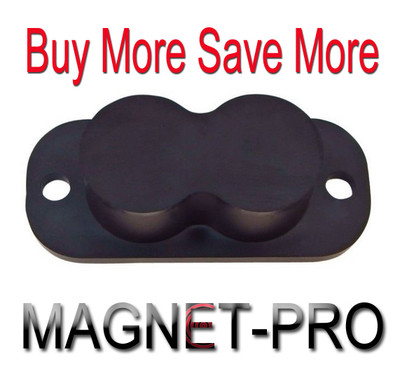MAGNET-PRO Magnet Concealed Gun Mount Holder for desk bed  table 25LB Rating 