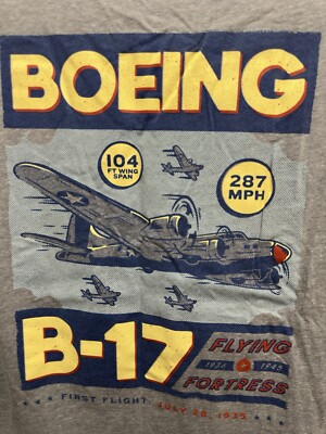Boeing 737 Max Dbl Sided T-Shirt Blk XL Gildan 100% Cotton