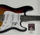JUDY COLLINS SIGNED SUNBURST ELECTRIC GUITAR AUTOGRAPHED PROOF JSA COA — photo 2