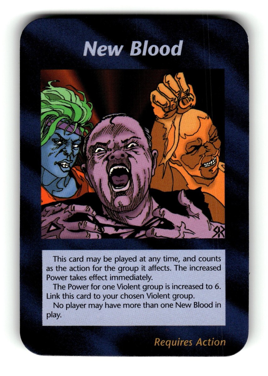 New Blood Card Unlimited INWO Illuminati New World Order Game | eBay