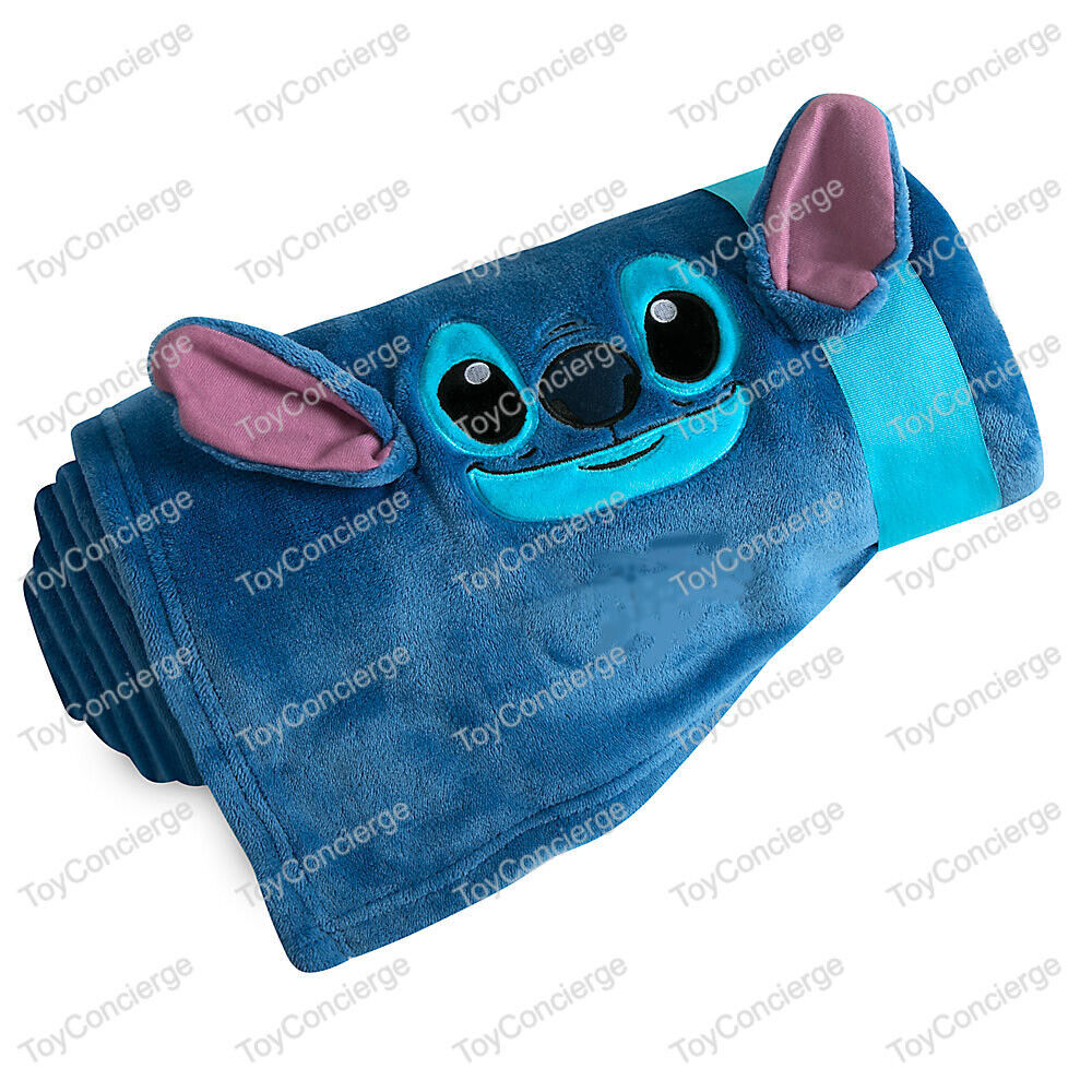 DISNEY STORE Fleece THROW For KIDS STITCH With EARS 2017 NWT For Sale