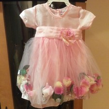 Girls dress for special occasion  headband. Size 12 mo.