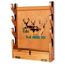 Rifle Rack How-to Book; Paper Pattern Plan to DIY an Easily Build Gun Wall Stand