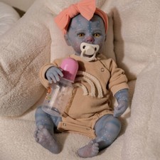 18inch Full Vinyl Body Avatar Meadow Girl Lifelike Reborn Newborn Doll 3D Skin