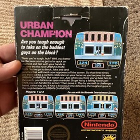 Urban Champion NES Nintendo Gloss Over Matte DOUBLE Sticker x2 & Pricetag RARE🦄