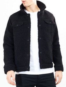 mens borg jacket black