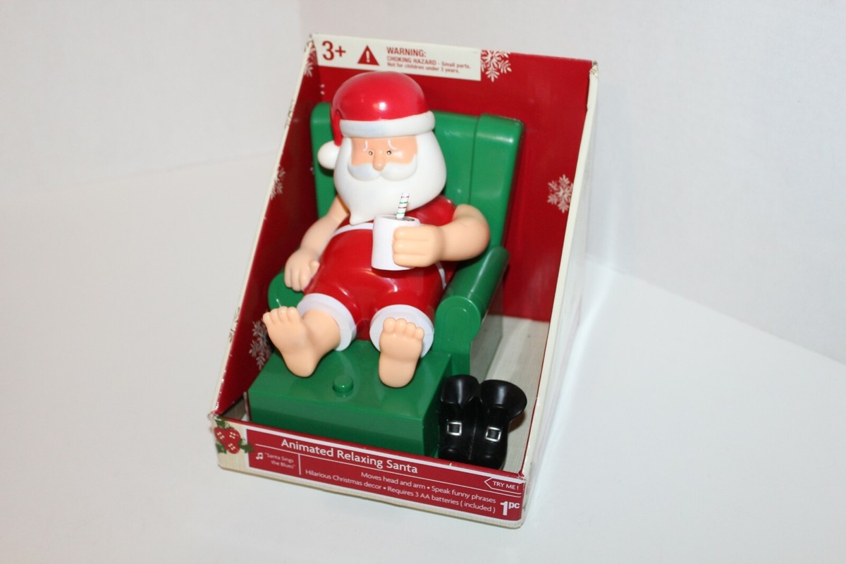 NEW Gemmy 2011 Animated Relaxing Santa music 7