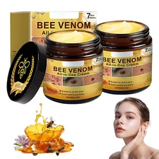2PCS Bee Venom All-In-One Cream Skin Treatment 2025 Professional Bee Venom Cream