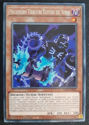 LANDGEFANGENER BODENWÄCHTER Selten auf Italienisch MZMI-IT027 YUGIOH