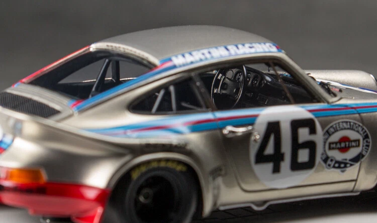 Make Up 1:43 Porsche 911 Carrera RSR 3.0 Silver MARTINI No
