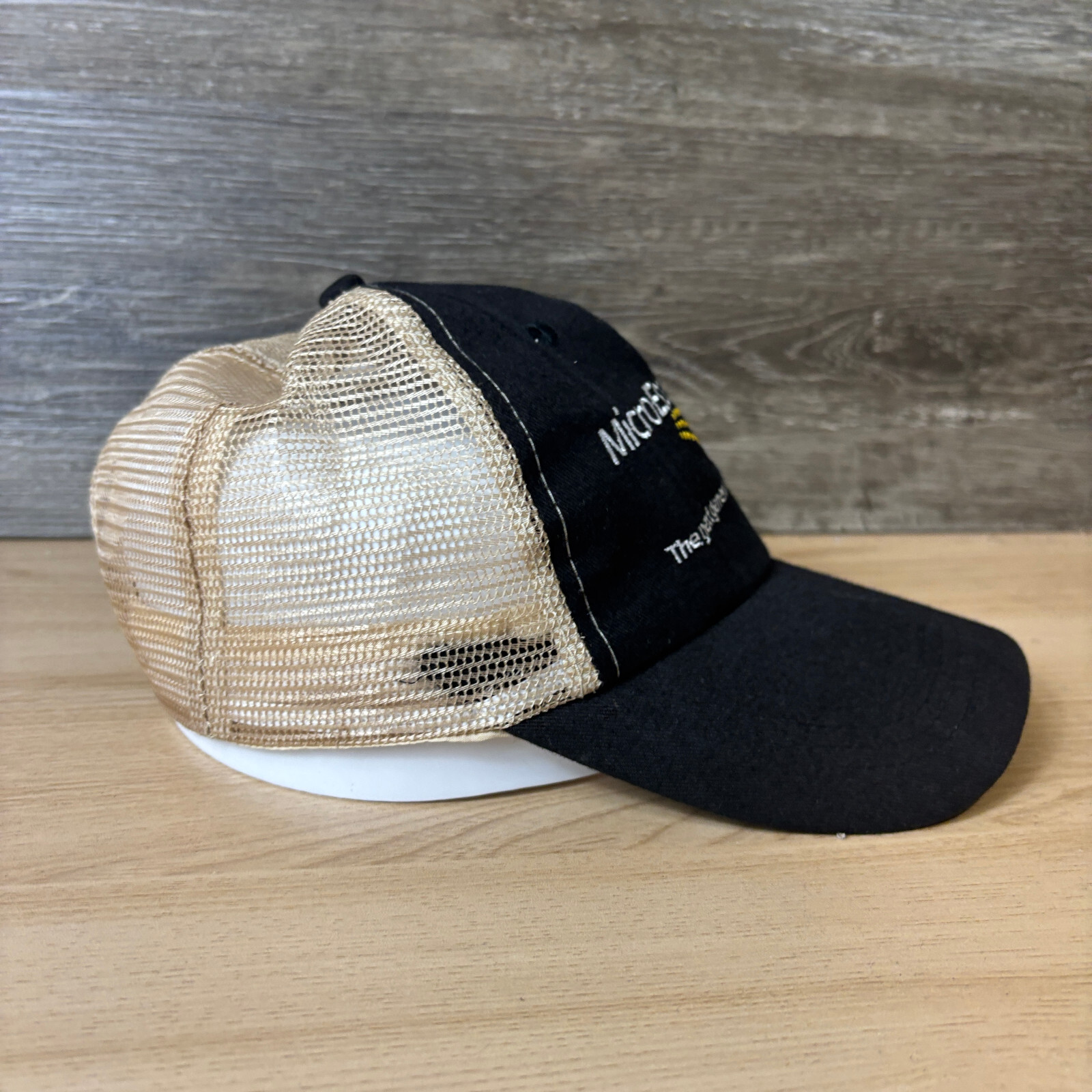 Microessentials Hat Cap Snap Back Black Fertilize… - image 6