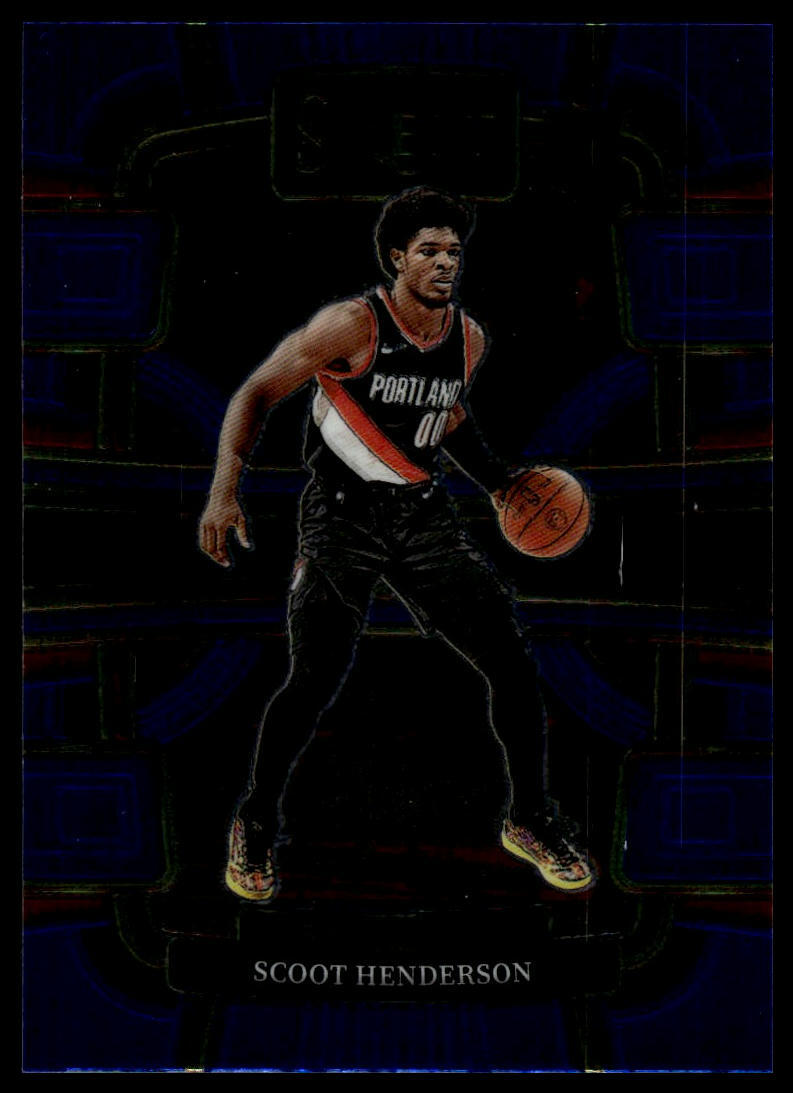 2023-24 Panini Select Scoot Henderson #77 Blue (Retail Base)