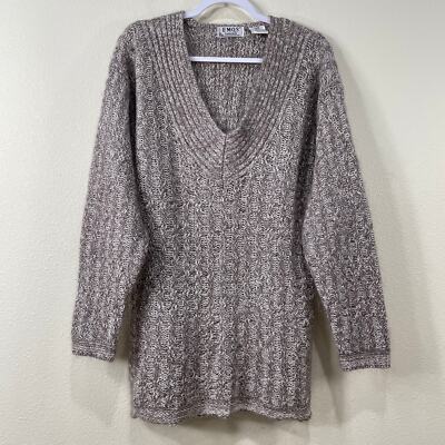 Vintage Silk Mohair Wool Oversized Slouchy Pullover Sweater