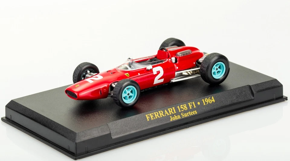 Ferrari 158 F1 John Surtees 1964 Scala 1:43 Modellino Formula 1 F1 BLISTER NUOVO - Immagine 3 di 4