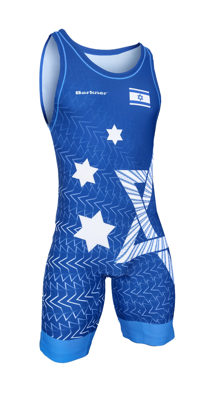Мужская борцовская майка ISRAEL Wrestling Singlet BERKNER Представитель UWW