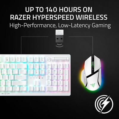 Razer Basilisk V3 Pro 35K Gaming Mouse Wireless White 35000dpi 11