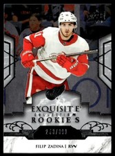2019-20 Upper Deck Ice Exquisite Collection Platinum Rookies Filip Zadina /399