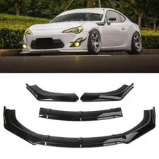 For Kia K5 K4 K3 Front Bumper Lip Spoiler Splitter Diffuser Body Kit Gloss Black