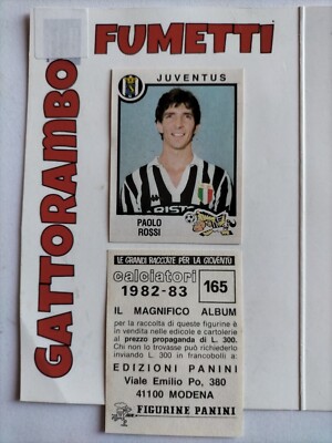 Figurine Panini Calciatori N.165 Paolo Rossi - Juventus 1982-83 - Neuf