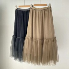 Womens  Autumn/winter New A-shaped Casual Skirt for Brunello Cucinelli