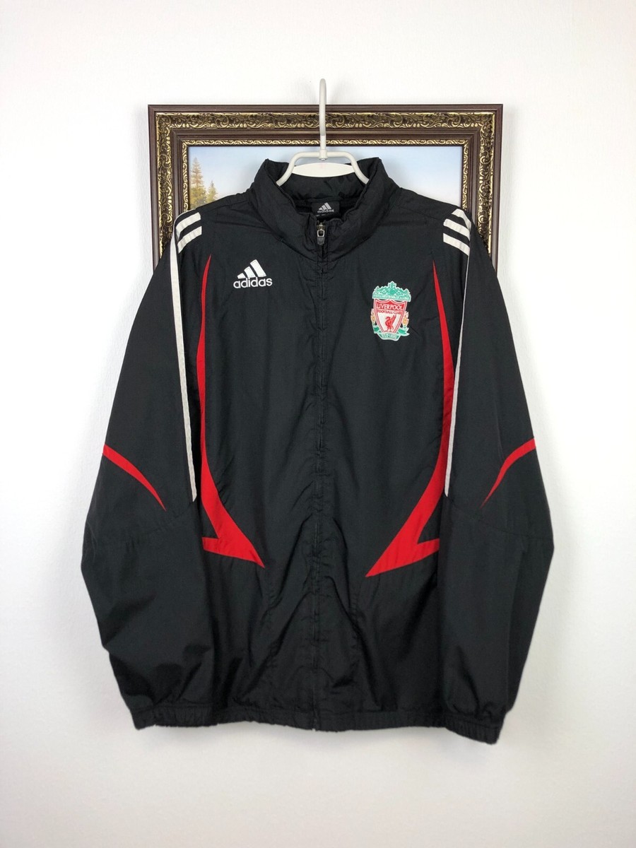 トップス old adidas velor track jacket Liverpool Vintage Adidas Liverpool Football Jacket Soccer Track Top