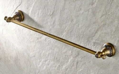 Bathroom Accessory Antique Brass Wall Mounted Single Towel Bar Holder Zba423 - Picture 5 of 7