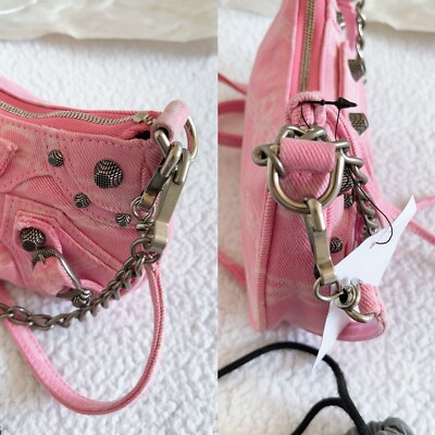 【関税込み】SALE◆ル カゴール ミニ メタリックピンク バッグ Balenciaga Mini Le Cagole Shoulder Bag | Pink | FARFETCH