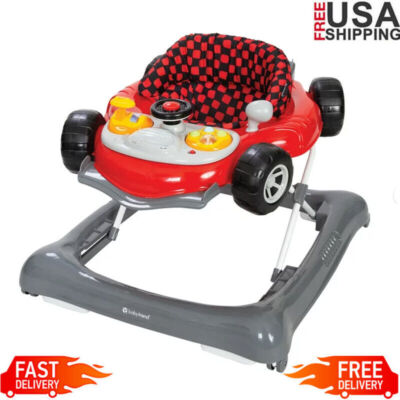 Activity Baby Walker Training Aids W/ Light Sound Effects Extra Wide Padded Seat