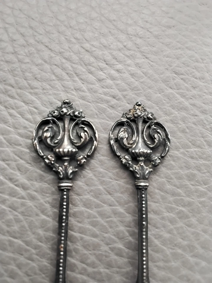 Cuillère pour Saleron Métal Argenté Lot de 2 Cuillères - Photo 3/4