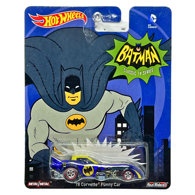 Hot Wheels Batman Classic Series '78 Corvette Funny Car Real