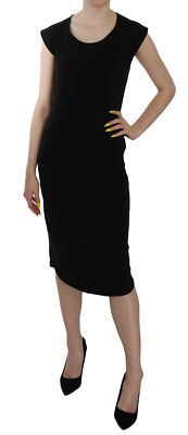 JIJIL WOMAN COLLECTION Dress Black Round Neck Below Knee IT38/US4/XS RRP $300