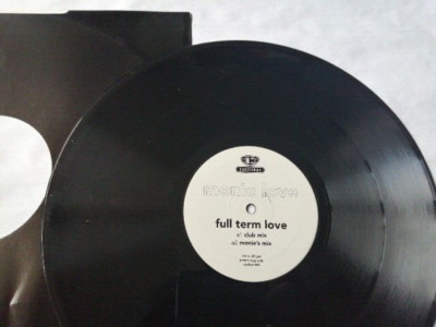 LP - Monie Love - Full Term Love -  Promo - 1992