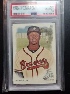 2019 Topps Allen & Ginter X【R Acuna Jr.】 2019 Topps Allen & Ginter Ronald Acuna Jr PSA 10 | eBay
