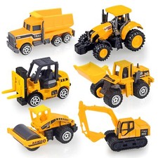 Diecast Construction Vehicle Set For Kids Alloy Mini Model Construction Vehicle