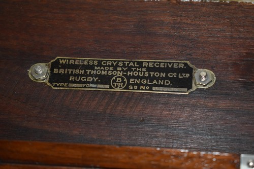 Rare Ca. 1920 British Thomson-Houston Co. England - Wireless Crystal Receiver - Picture 6 of 15