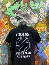 Crass "Broken Gun" Shirt Leftover Crack Subhumans MDC Dead Kennedys Crust