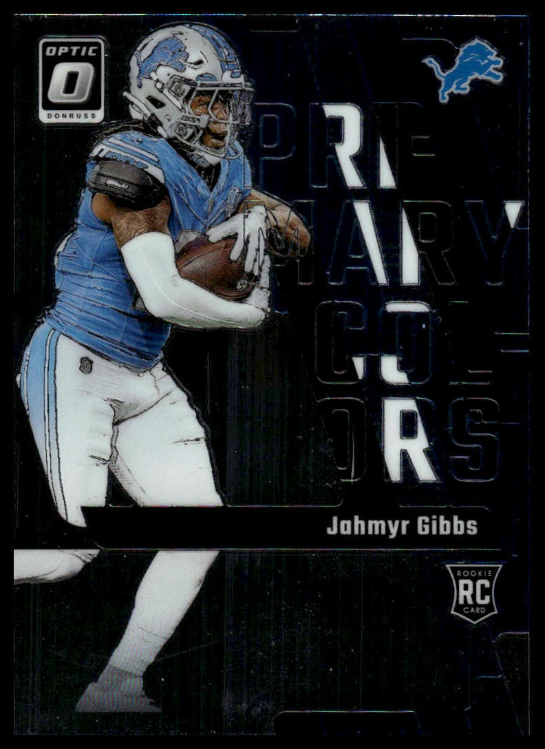 2023 Donruss Optic #9 Jahmyr Gibbs Primary Colors