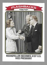 2023 Topps Heritage NF-10 News Flashbacks Nelson Rockefeller / Gerald Ford