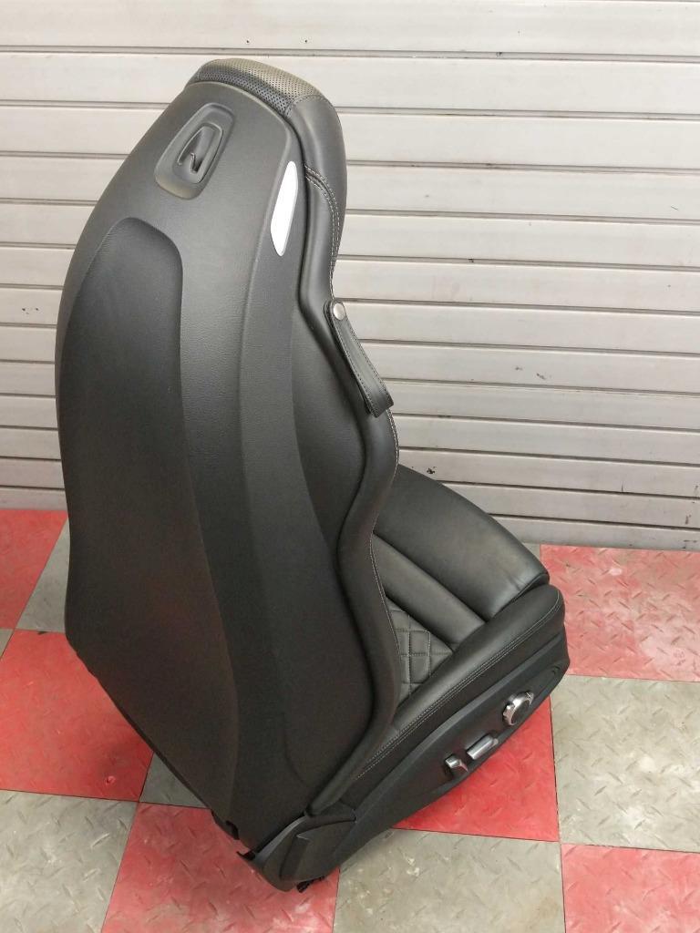 2017 Audi R8 V10 Spyder OEM RH Passenger Seat Heated Speaker Black Pwr TESTED