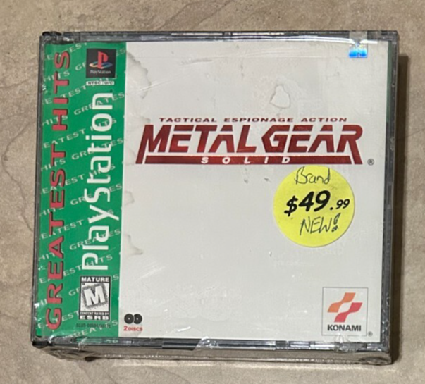 Metal Gear Solid Playstation 1 PS1 NEW Factory Sealed Bad Shape | eBay