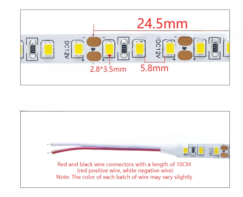 Led Strip Light 120Leds/M Ip30 8mm 2835 Indoor Self-Adhesive Light Box Bedroom - Image 4 of 4