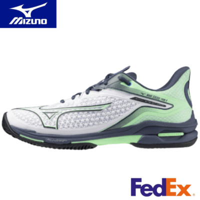 Mizuno Tennis Shoes WAVE EXCEED TOUR 6 OC 61GB2472 37 White/ Mint/ Blue oki