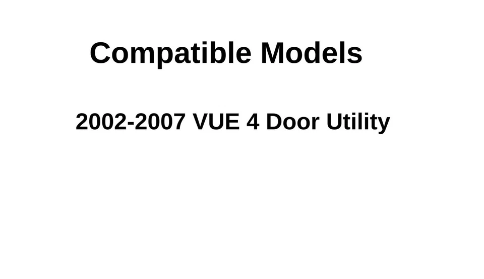 Vidrio ventana puerta delantera izquierda lado conductor Saturn VUE 2002-2007 Fit Foto 3 de 4