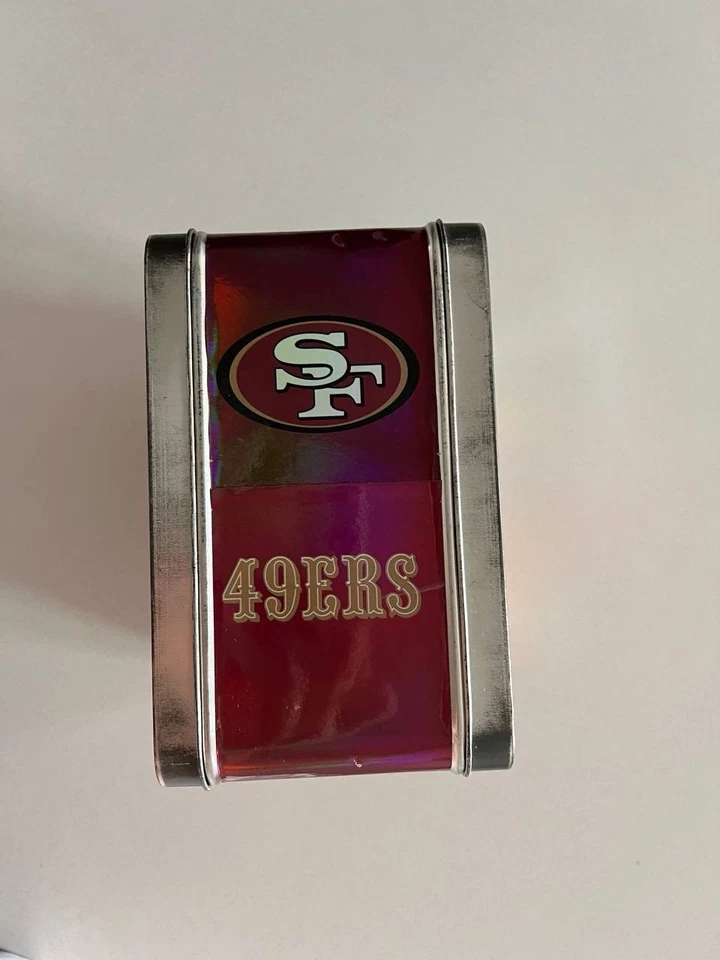 Fiambrera blanca vintage de fútbol americano de la NFL de los San Francisco 49ers Foto 4 de 4