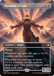 Exemplar of Light (Borderless) #297 Foundations Rare