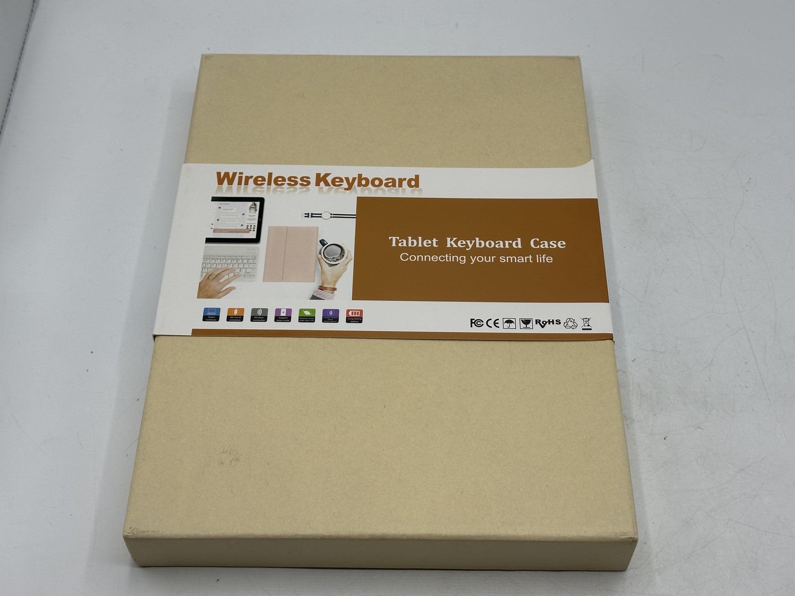 NEW aMZCaSE iPad Pro 9.7 Inch Case with Keyboard for iPad 6th Generation FREE SH