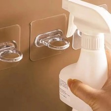 10PCS Multifunction Wall Mounted Round Hooks Self Adhesive  Hangers UK